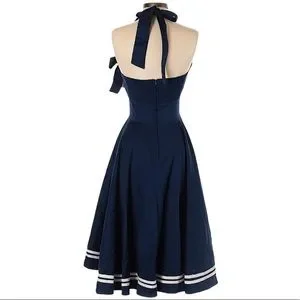 HOWLIN'｜DRESSES (COSMIC DRESS-JAPANE SESEERSUCKER NAVY Handmade Sparkly Heavily Embellished Cosmic, Star, Sun and